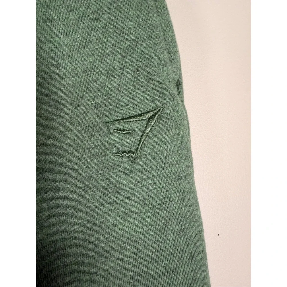 Gymshark Rest‎ Day Sweats Joggers Sage Green Marl High Waisted Sweatpants Small - Picture 4 of 9